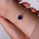 دستبند قلب آبی | فروشگاه بدلیجات کلاسیک